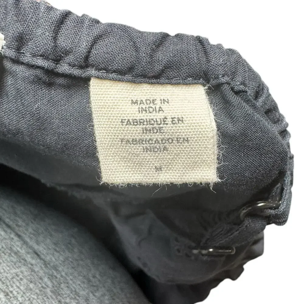 Levi's Cora Cotton Pointel Eyelette Mini Tiered Anthracite Night Black Medium